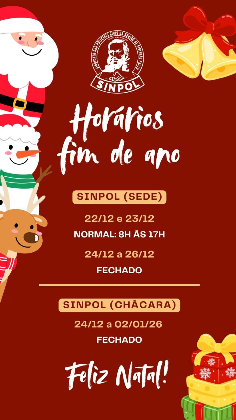 COMUNICADO FINAL DE ANO - NATAL OFICIAL