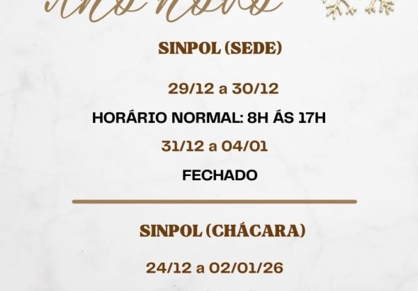 FINAL DE ANO - ANO NOVO OFICIAL