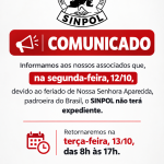 COUNICADO FERIADO 121026