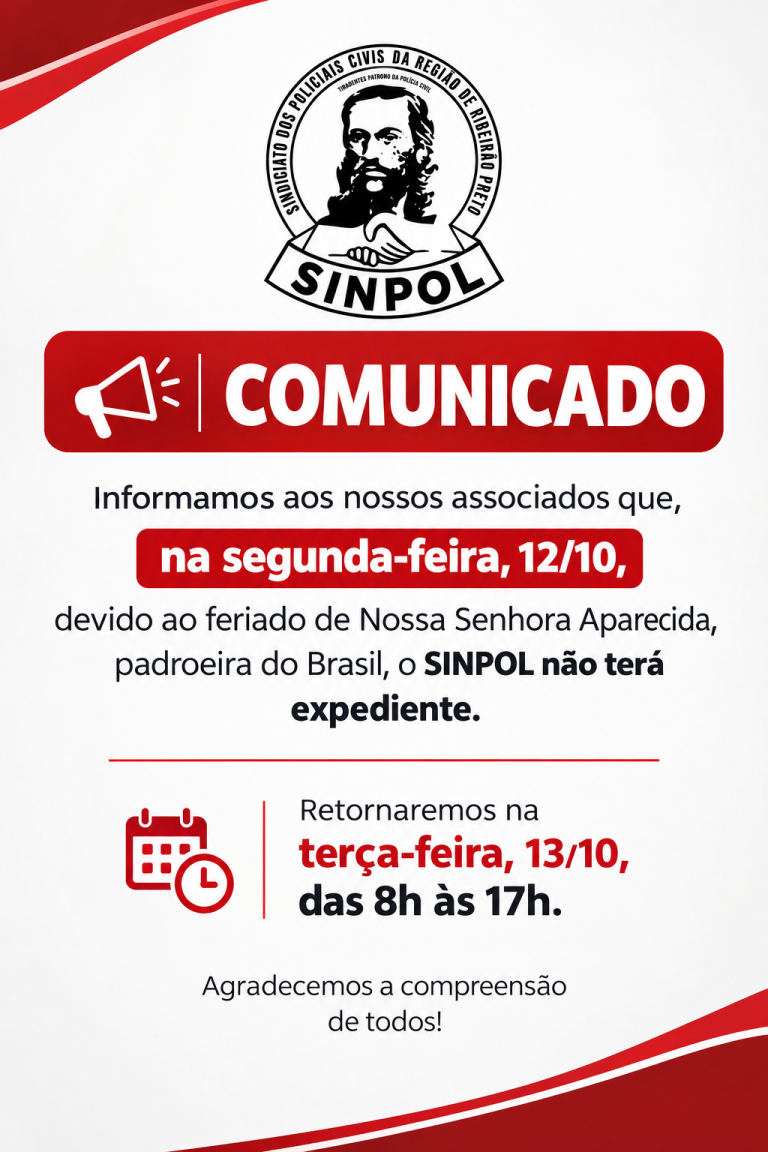 COUNICADO FERIADO 121026